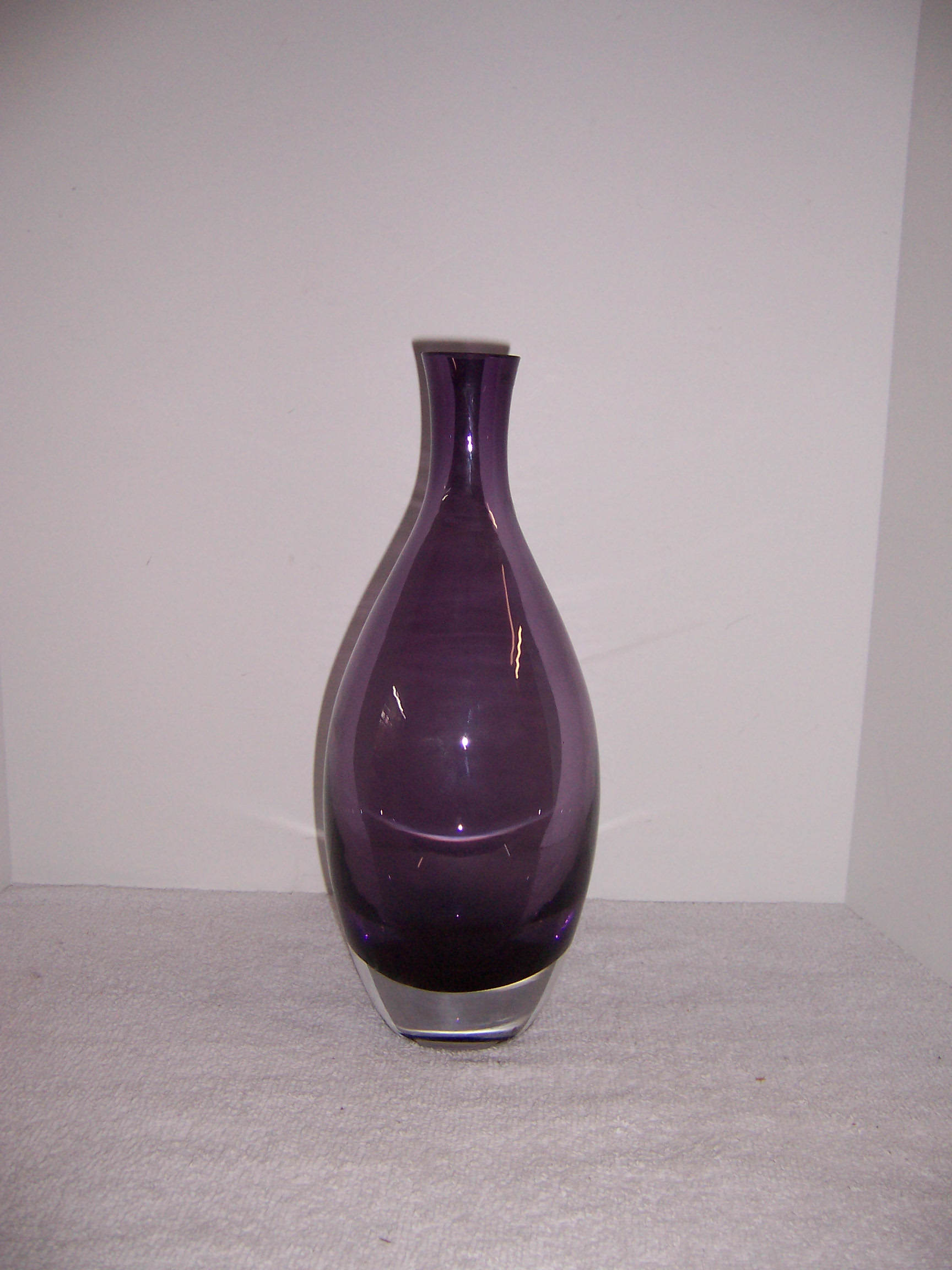 Triple A Resale Tarnow Purple Glass Vase Poland