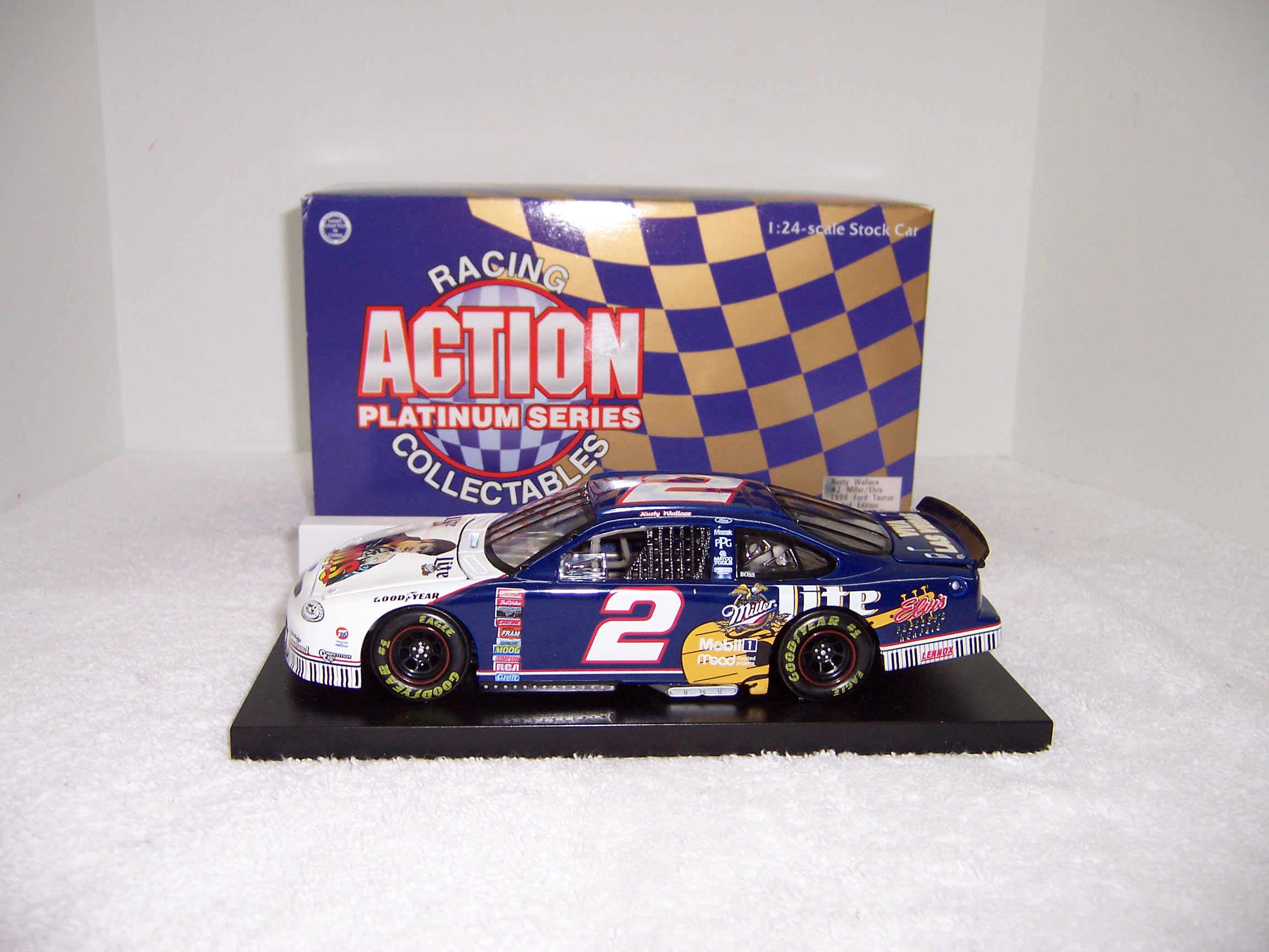 rusty wallace elvis diecast car