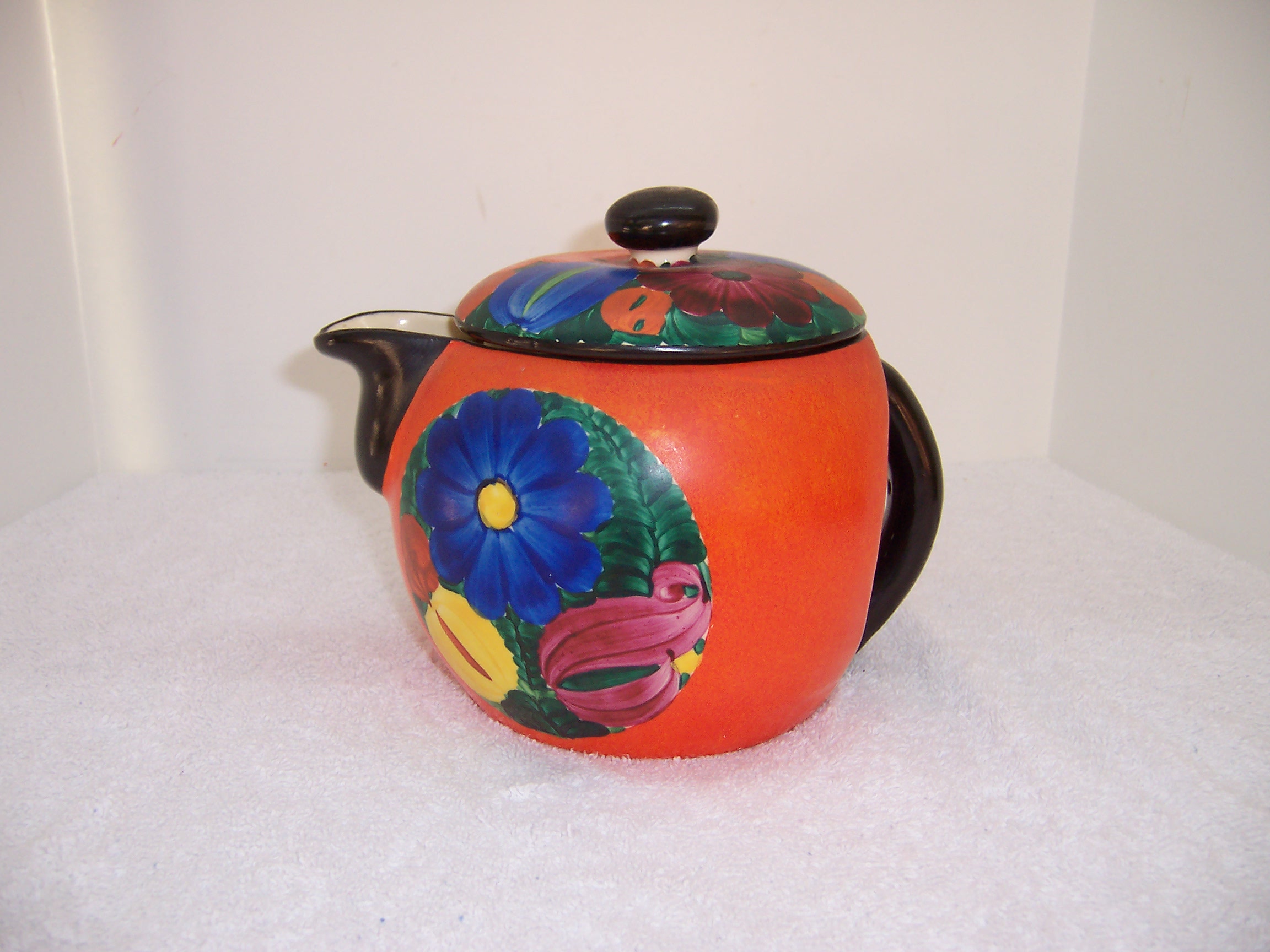 Triple A Resale J Mrazek Hand Painted Tea Pot