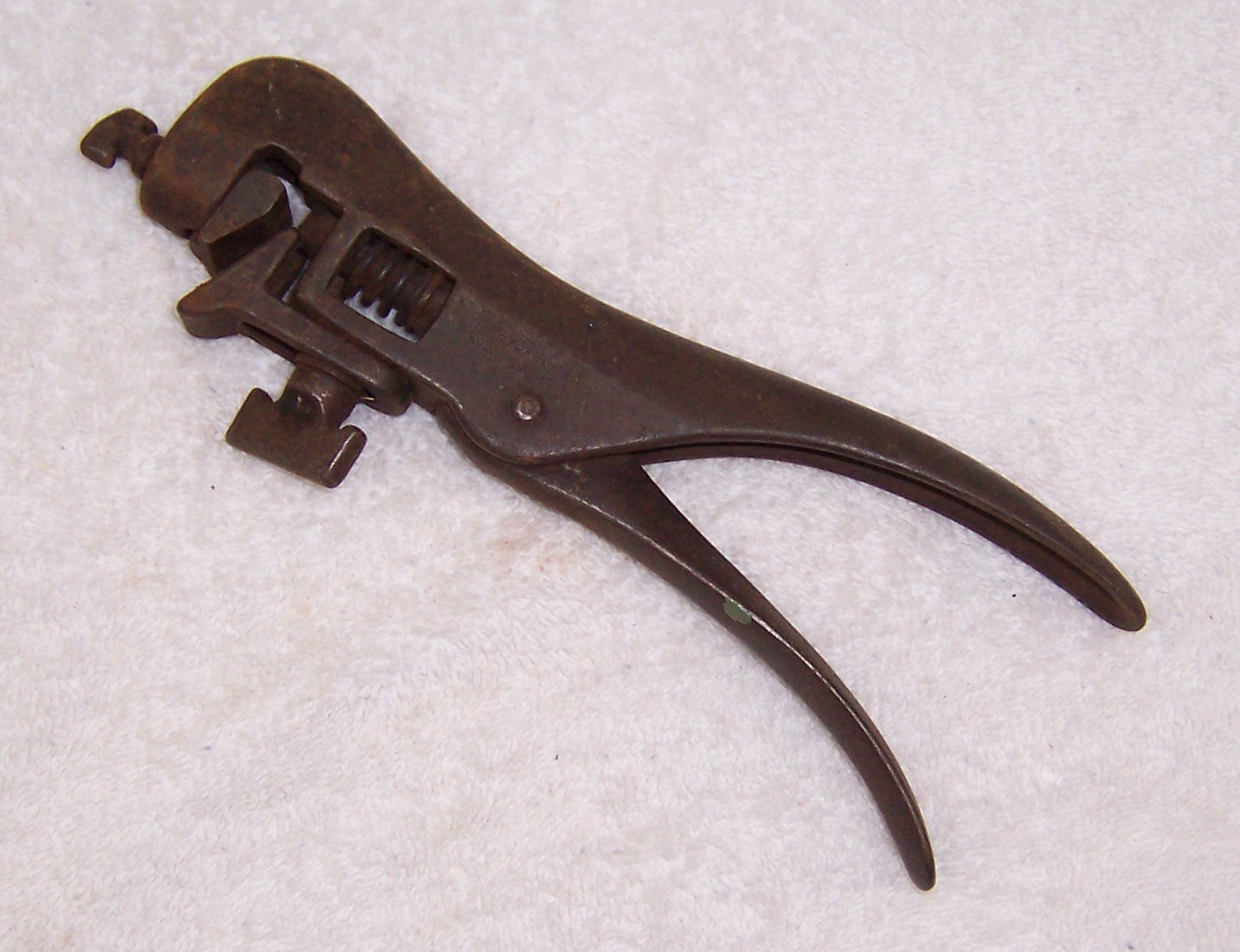 antique adjustable pliers