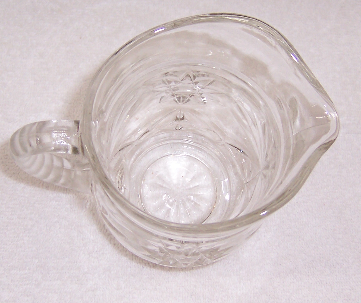 Triple A Resale Vintage Clear Glass Creamer