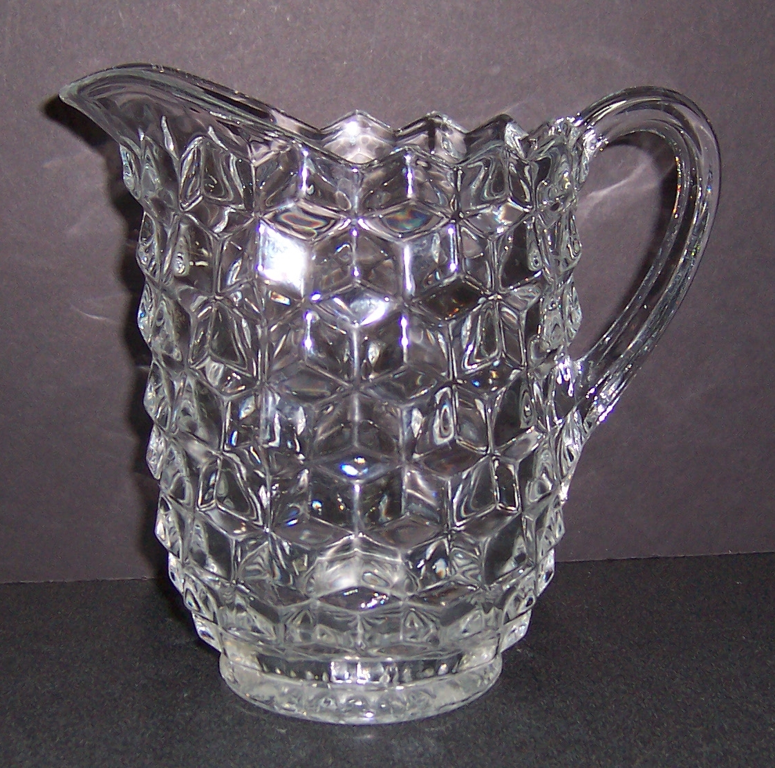 Fostoria American Clear 39oz Glass Pitcher