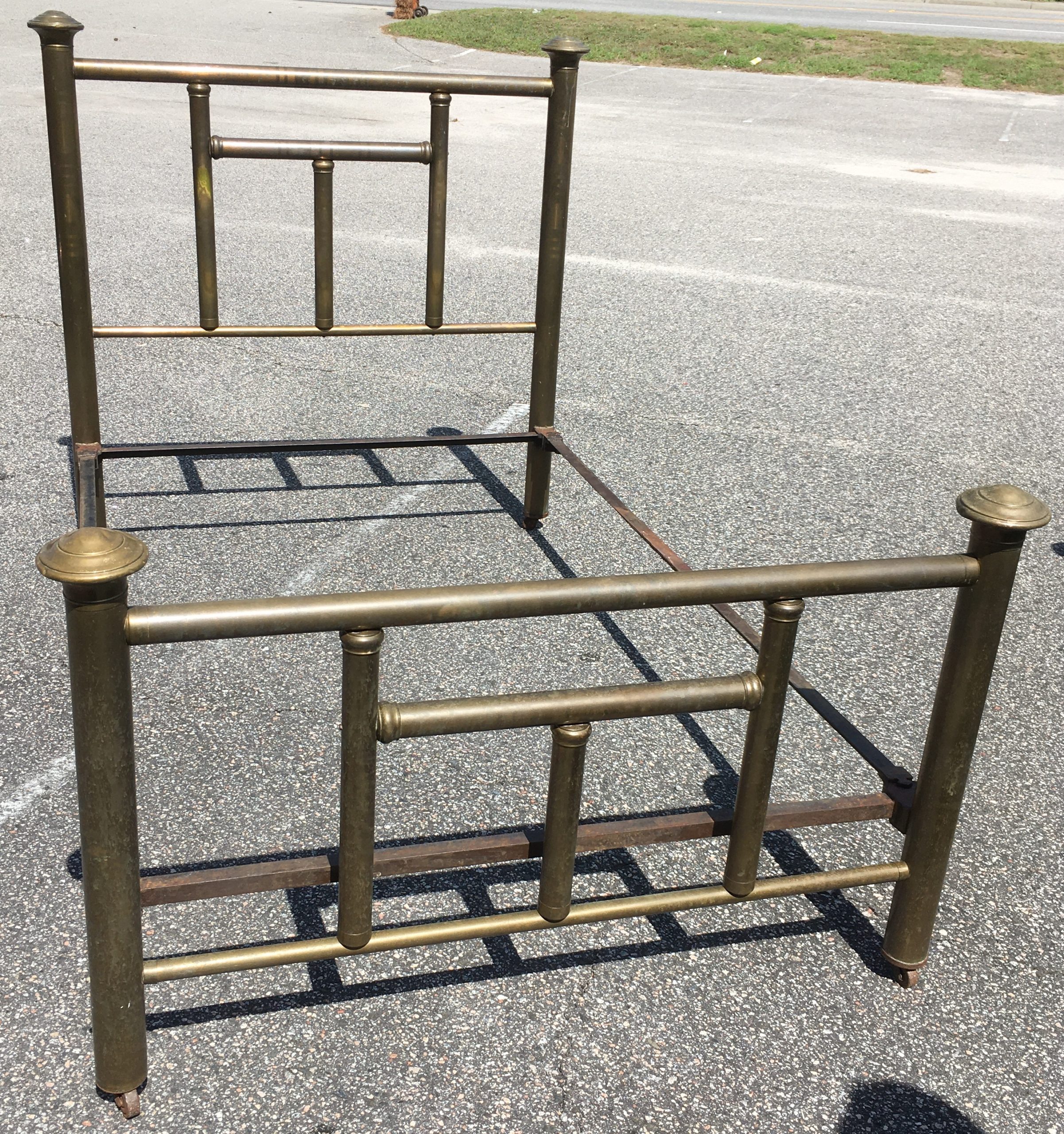 Antique Full Size Brass Bed