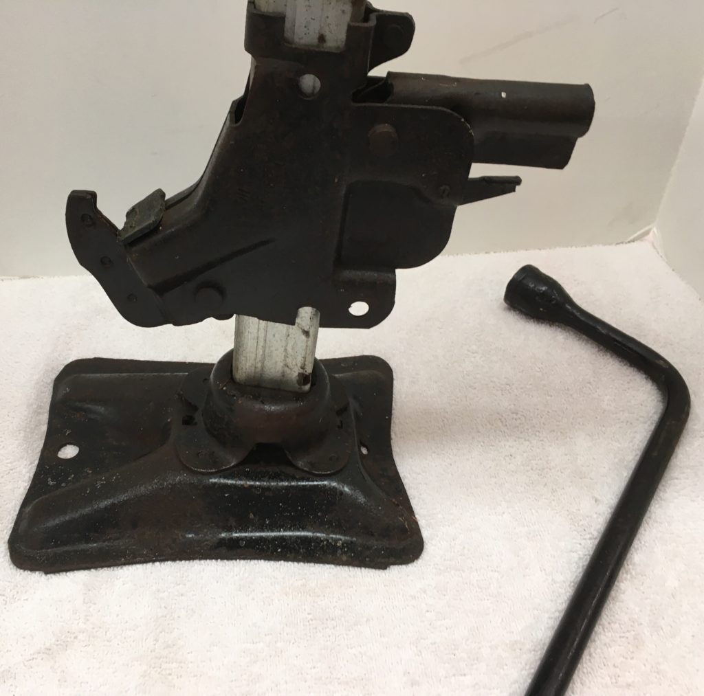 Vintage Car Jack with Foot and Handle